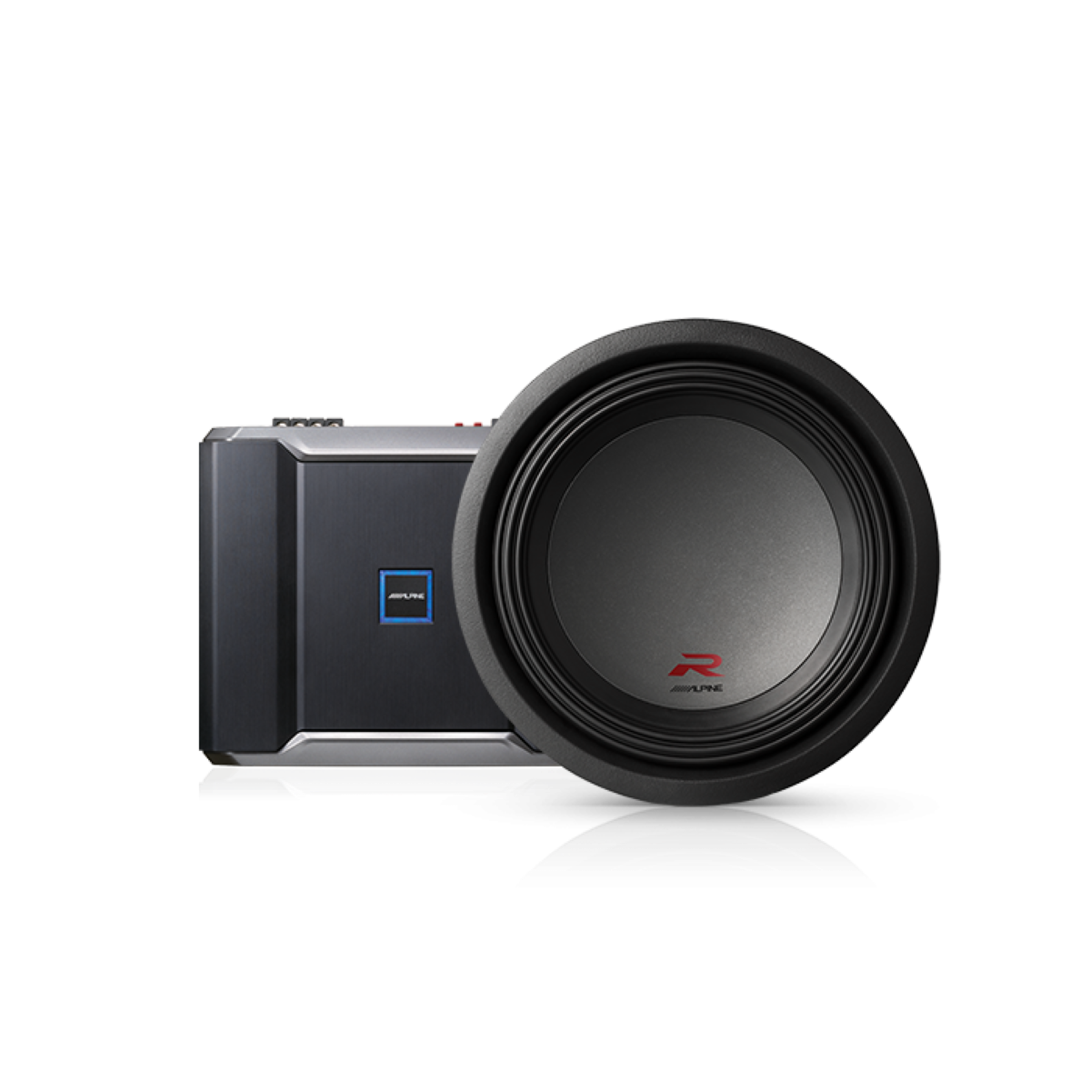 Alpine R-Series 12″ Subwoofer + Mono Amplifier System