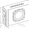 Kenwood PA-W801B - 8" oversized powered Slimline Sub - Image 4