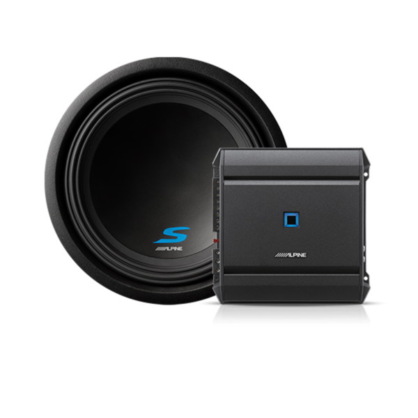 Alpine S-Series 12″ Subwoofer + Mono Amplifier System