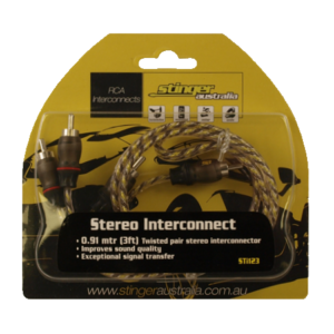 Stinger Aus 3ft RCA Cable