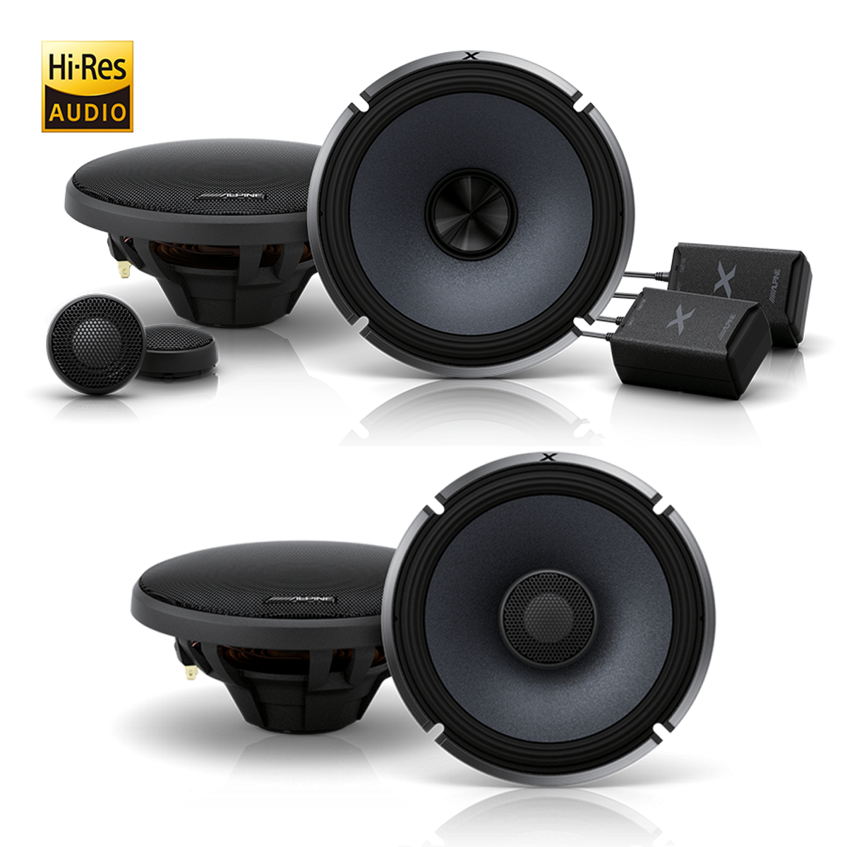ALPINE R2-S65 - R-Series 2-weg 16,5 cm coaxiaal luidsprekerset | HifiMotive