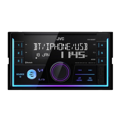 JVC KW-X830BT - Double Din Bluetooth + USB + Aux Receiver