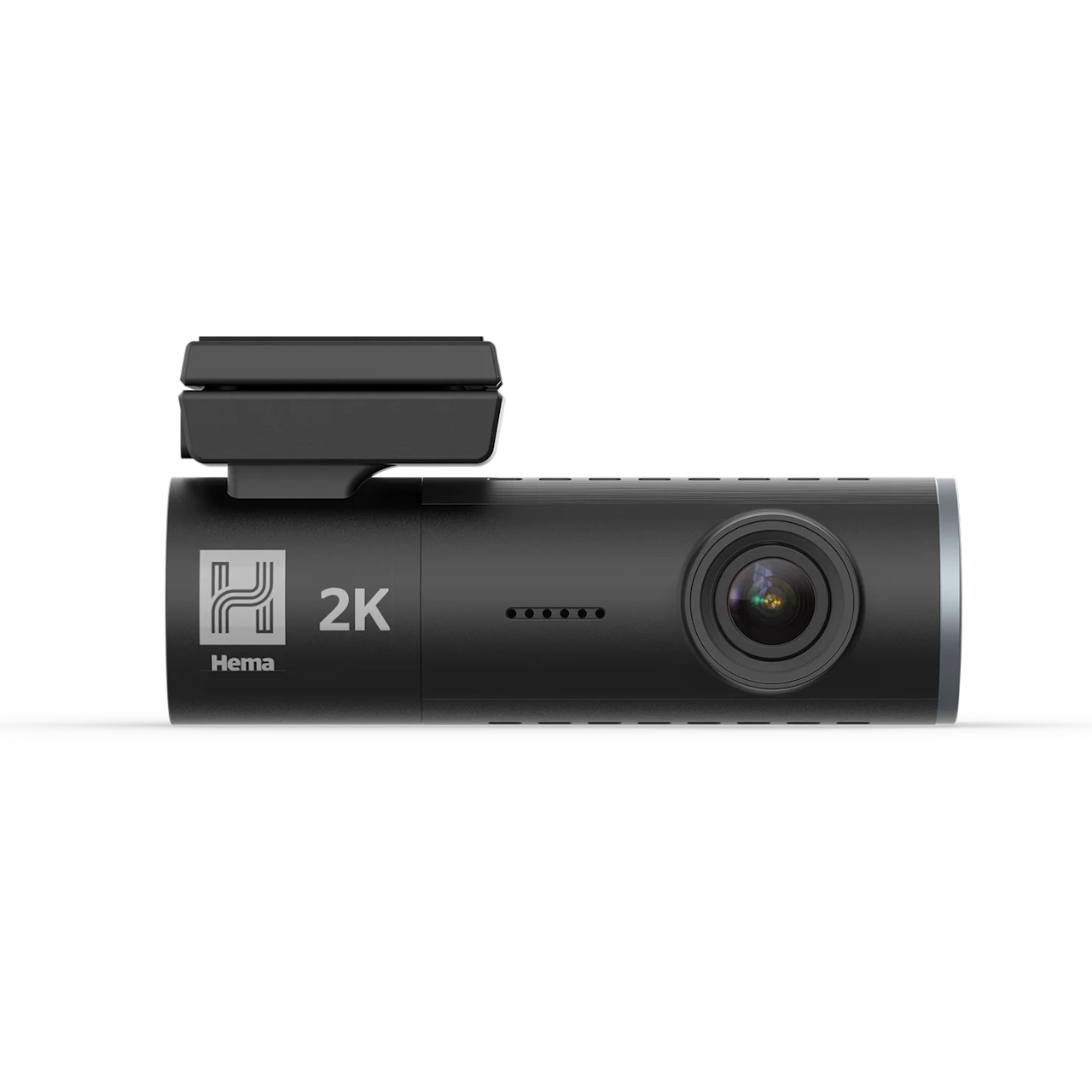 Hema 2K QHD Discreet Barrel Dash Camera and 1080p Rear Camera With Built-in GPS and Wi-Fi