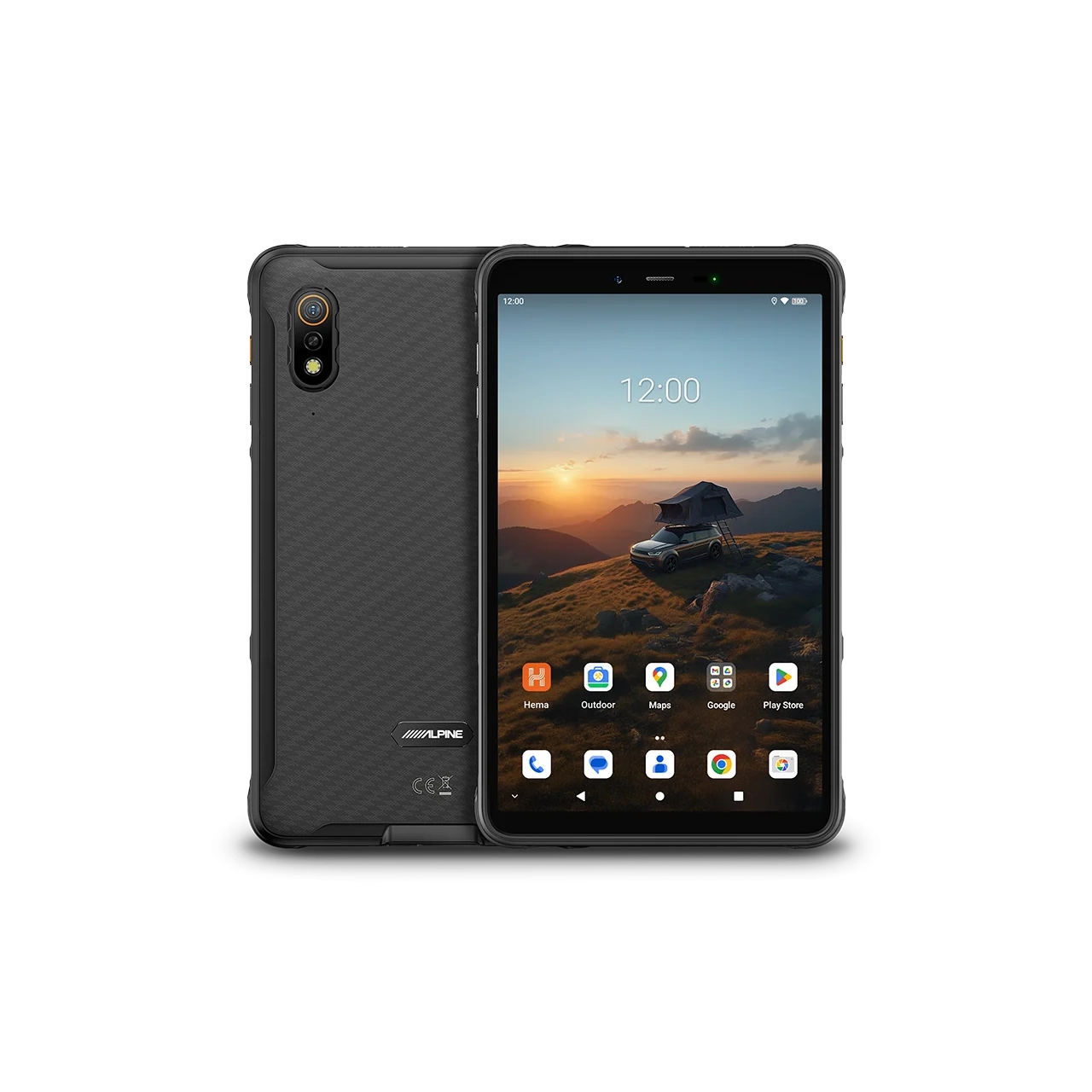 Alpine HX-Z8 8" XL Rugged Portable off road navigation with Hema Maps - Image 2