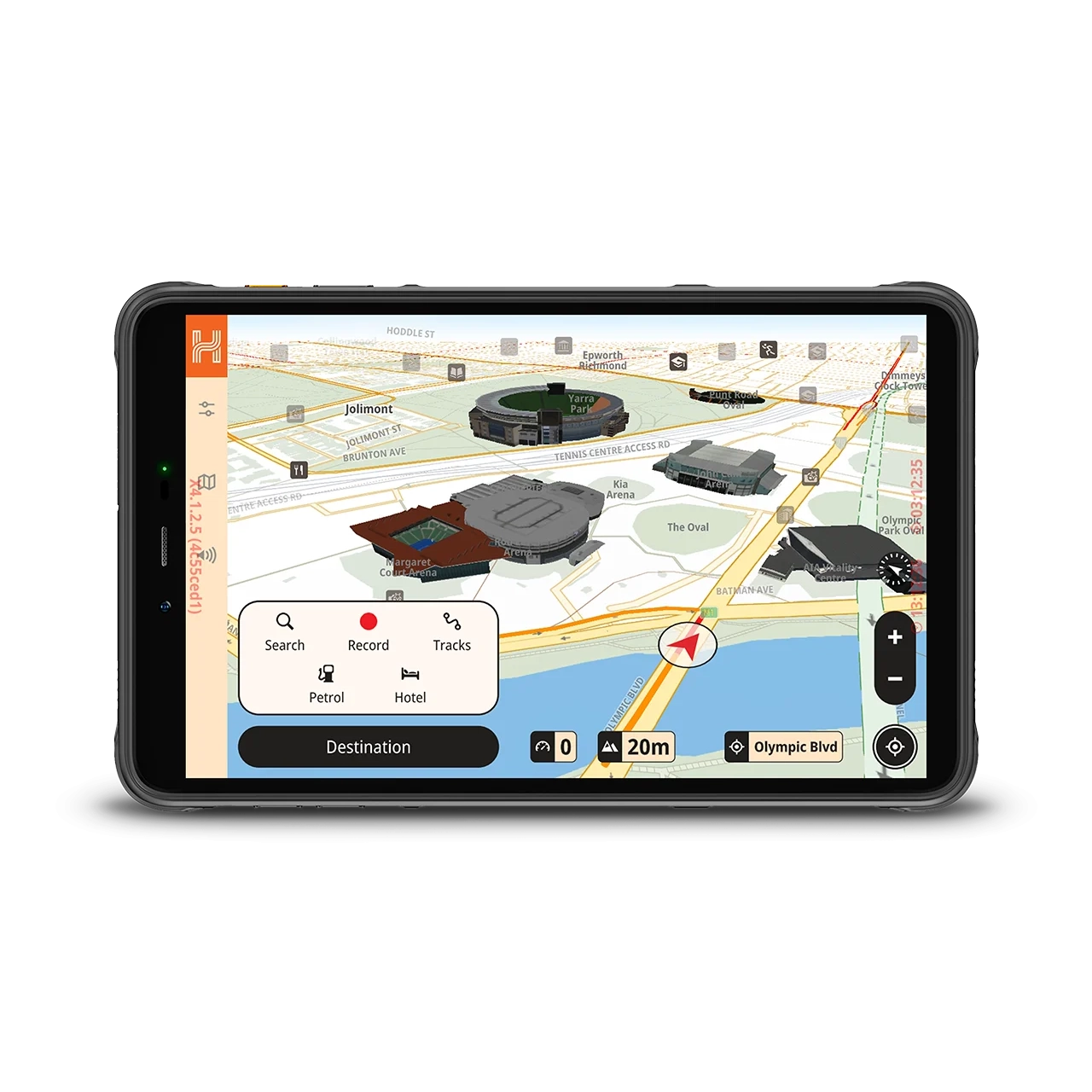 Alpine HX-Z8 8" XL Rugged Portable off road navigation with Hema Maps - Image 5