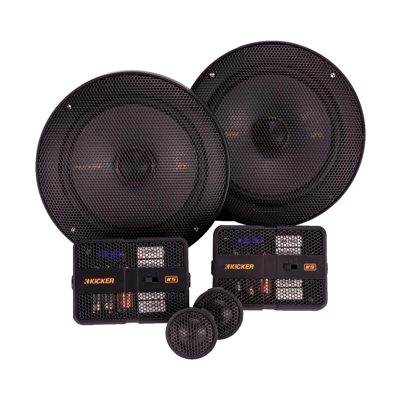 Kicker KS-Series 6″ 2-way Component Speakers - 51KSS6504