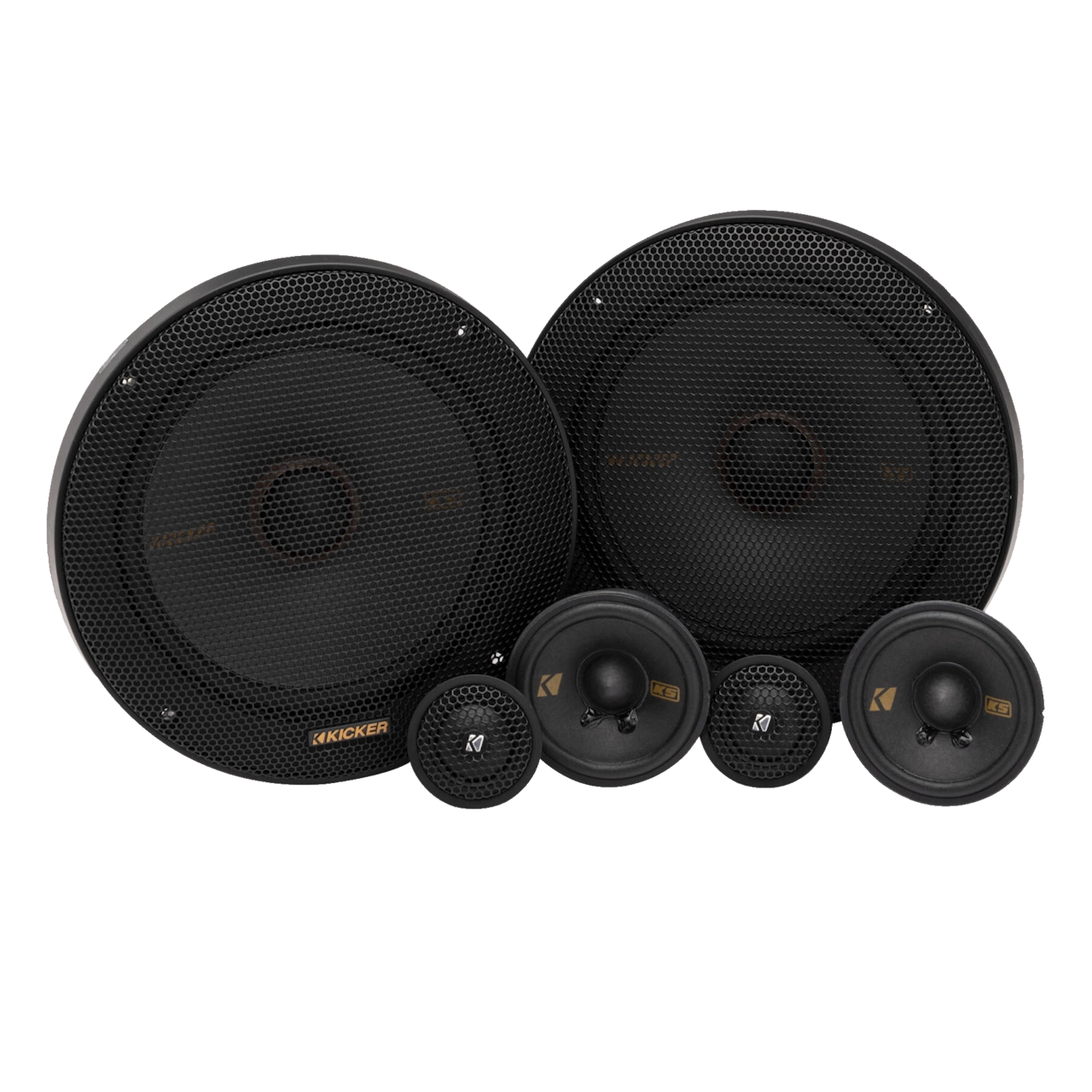 Kicker KS-Series 6″ 3-way Component Speakers - 51KSS365