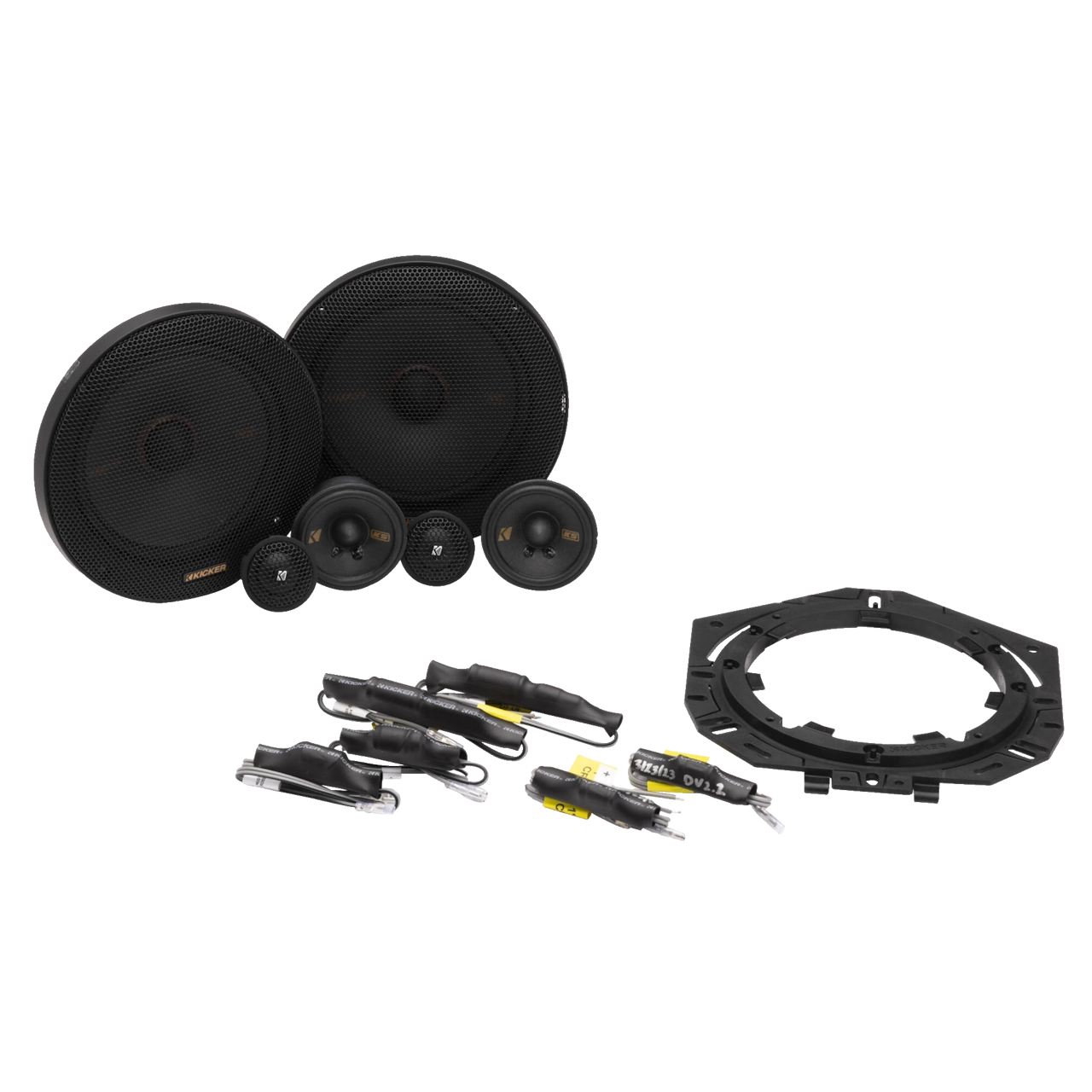 Kicker KS-Series 6″ 3-way Component Speakers - 51KSS365